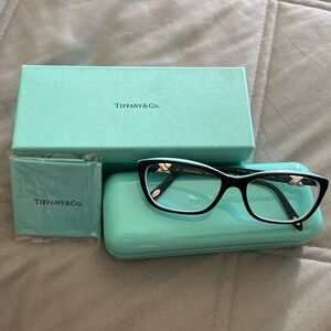 Tiffany & Co. Black and Blue Rectangular Glasses FRAME ONLY TF 2074 8055